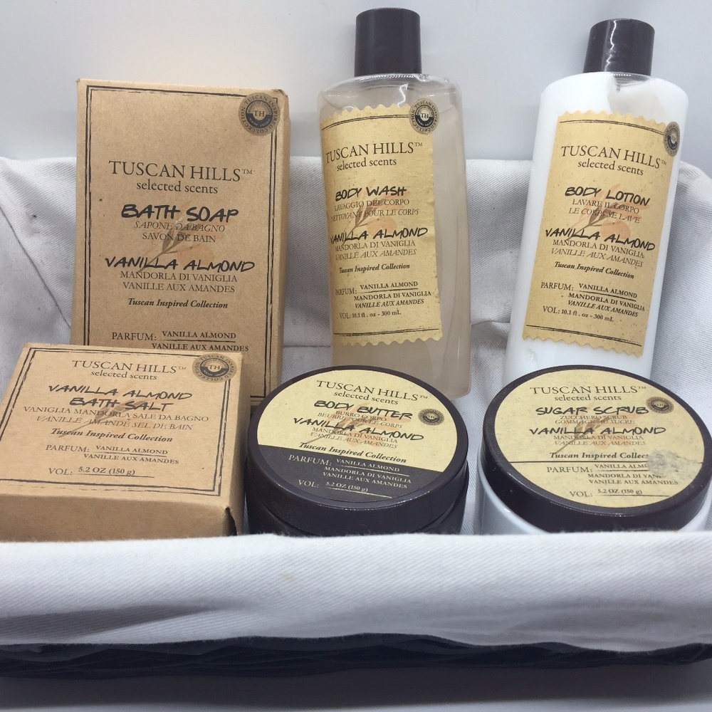 Tuscan Hills Vanilla Almond Bath/Body Collection